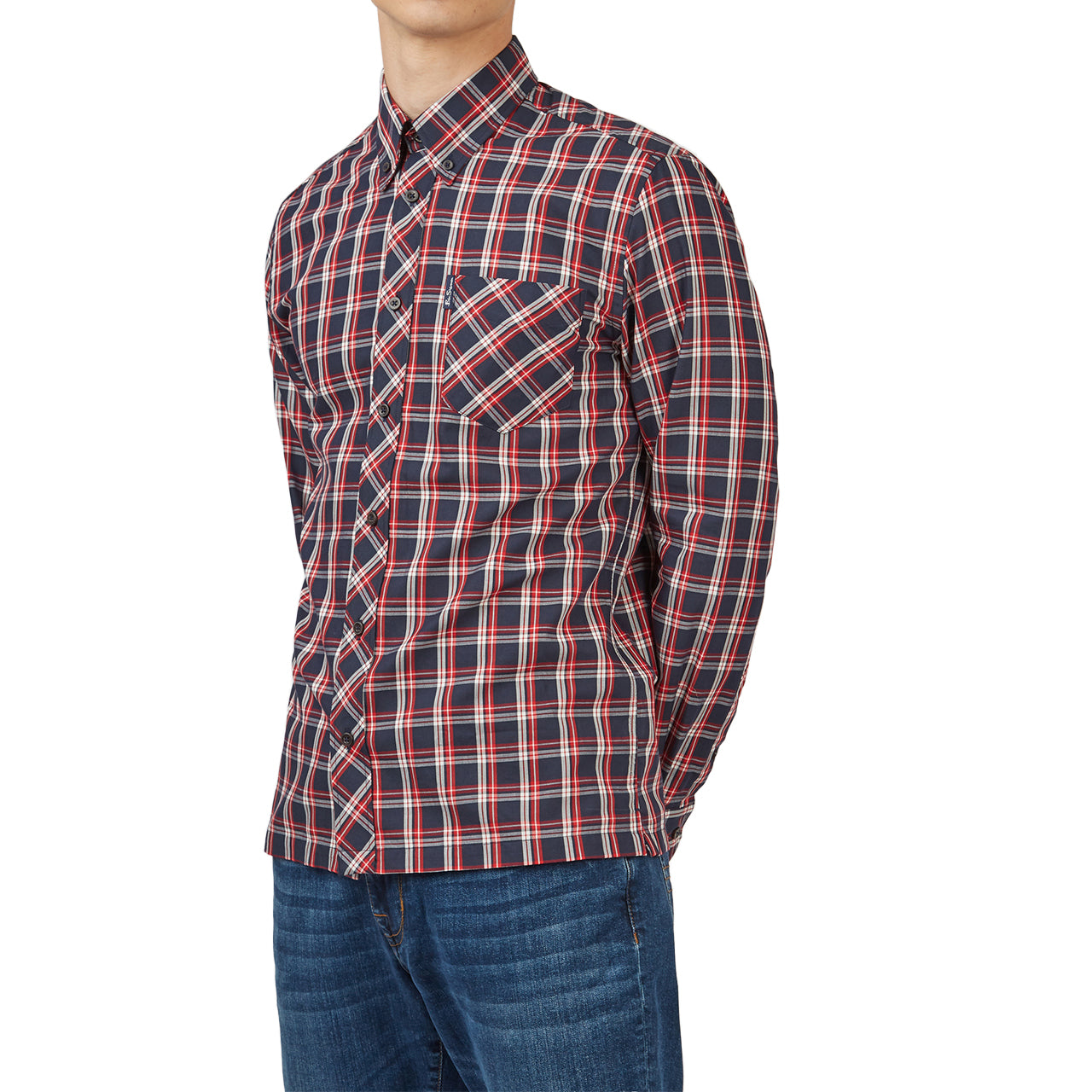 Long Sleeve Grid Check Buttondown Shirt | Forever 21 Mens