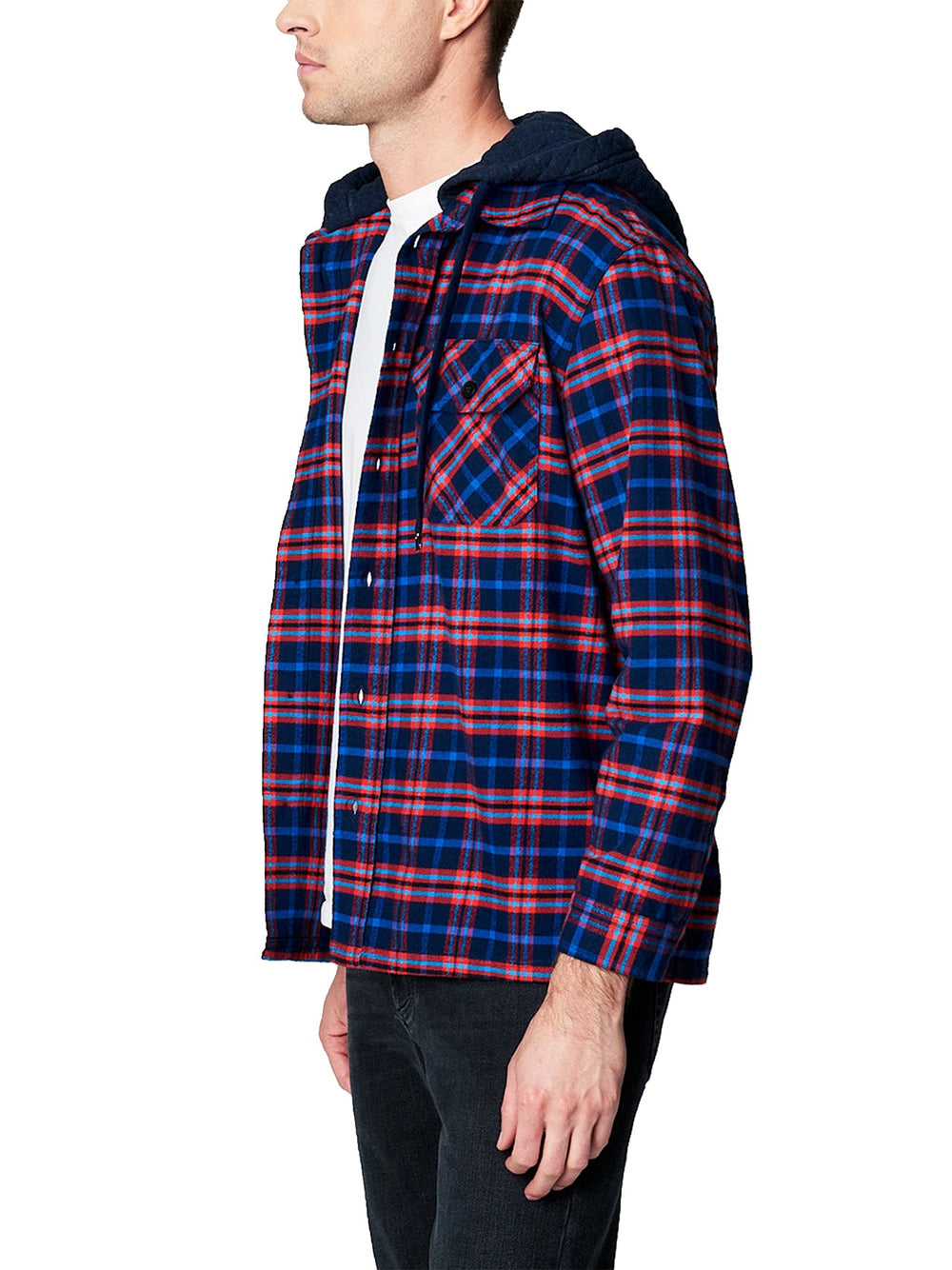Flannel Shirt with Hood | Forever 21 Mens