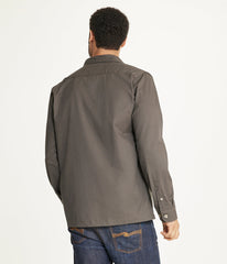 Mens's Long Sleeve Shirt Jacket Stretch Twill | Forever 21 Mens