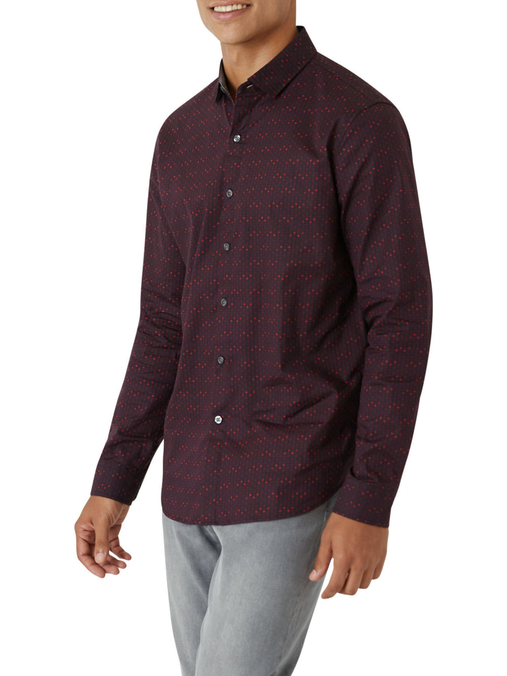 Garnet Woven Shirt | Forever 21 Mens