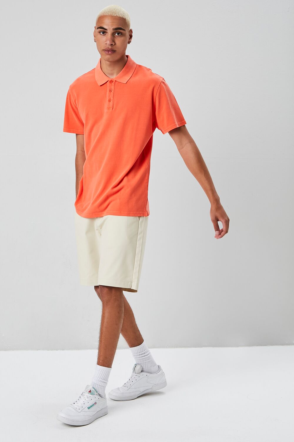 Vented-Hem Polo Shirt | Forever 21 Mens
