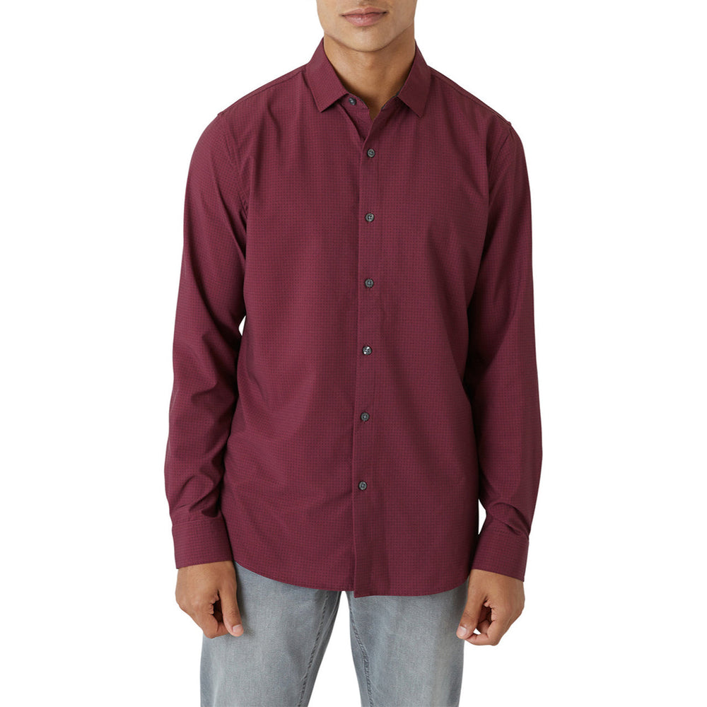 Walden Button Front Long Sleeve Shirt | Forever 21 Mens