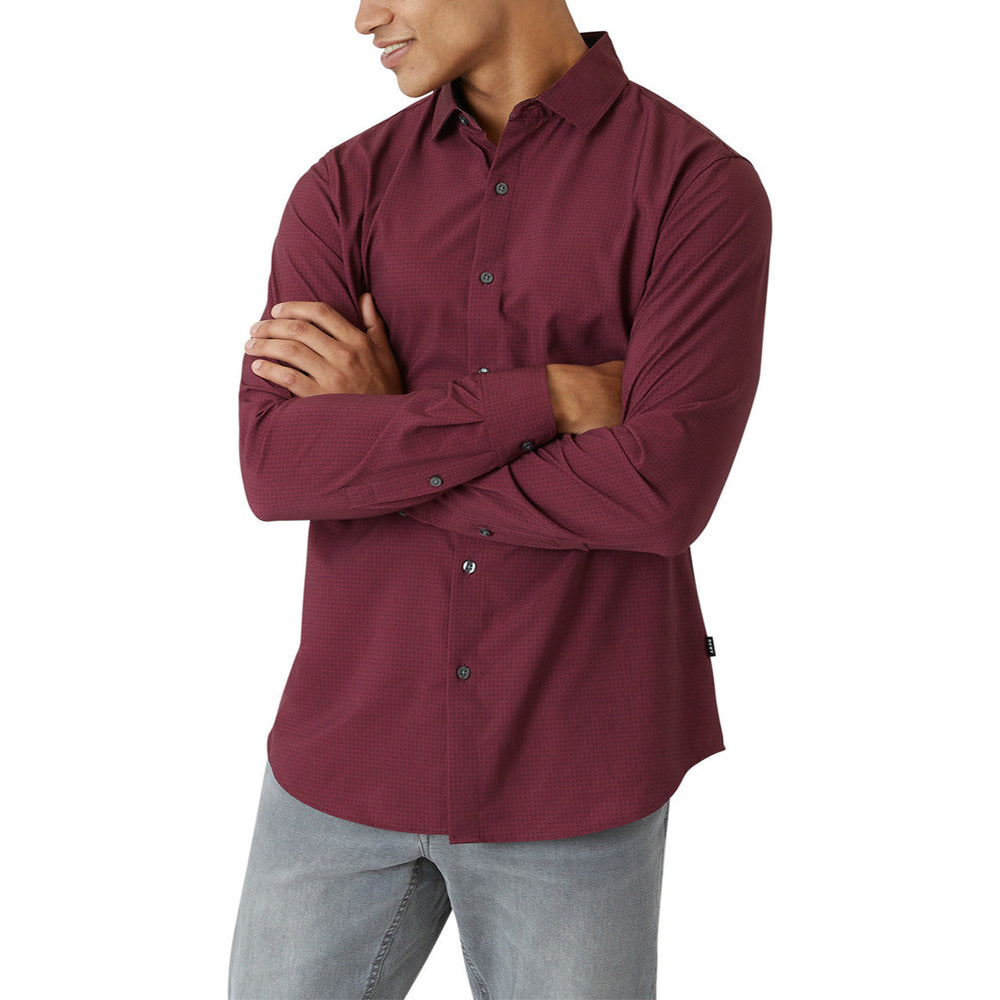 Walden Button Front Long Sleeve Shirt | Forever 21 Mens