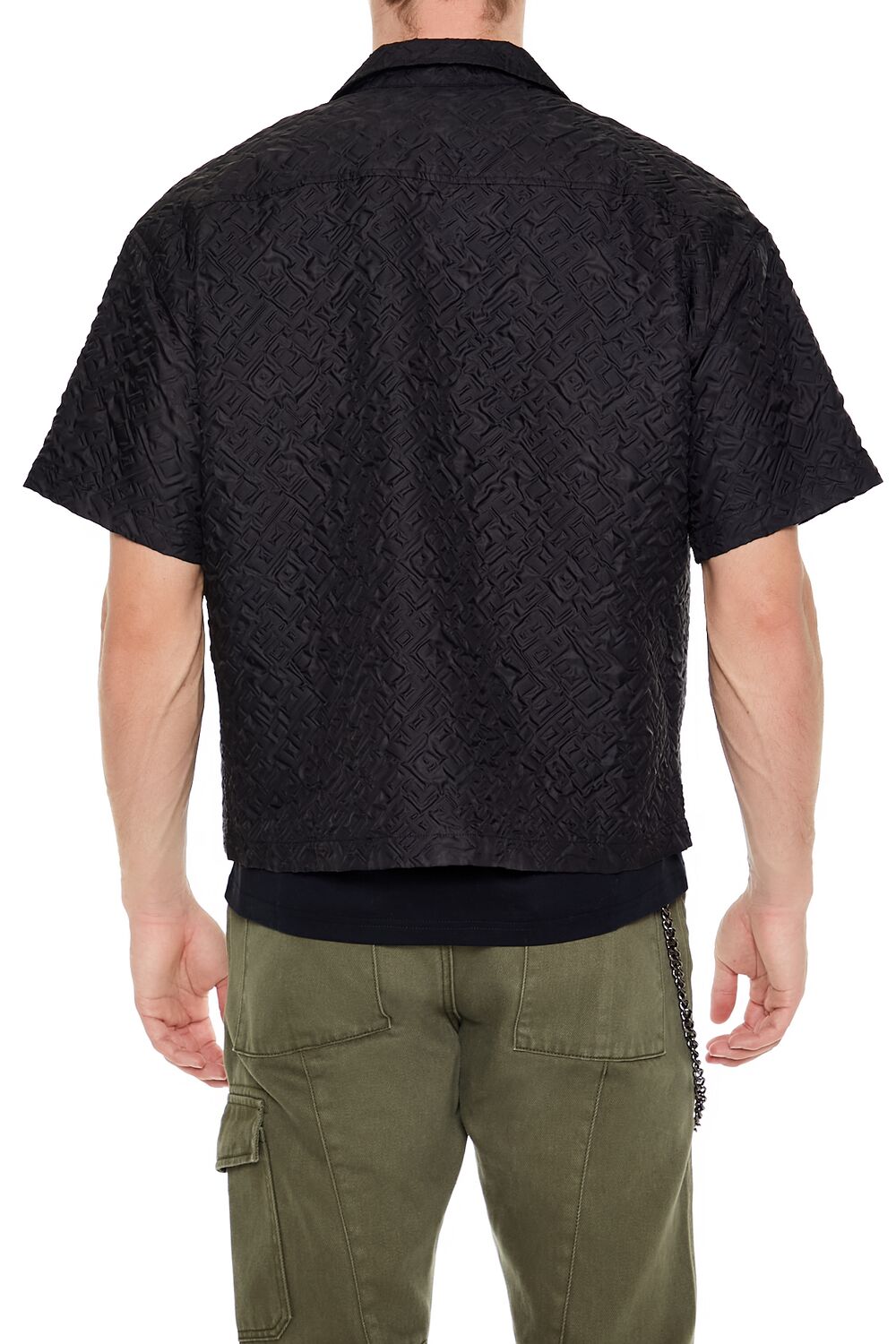 Oversized Textured Shirt | Forever 21 Mens