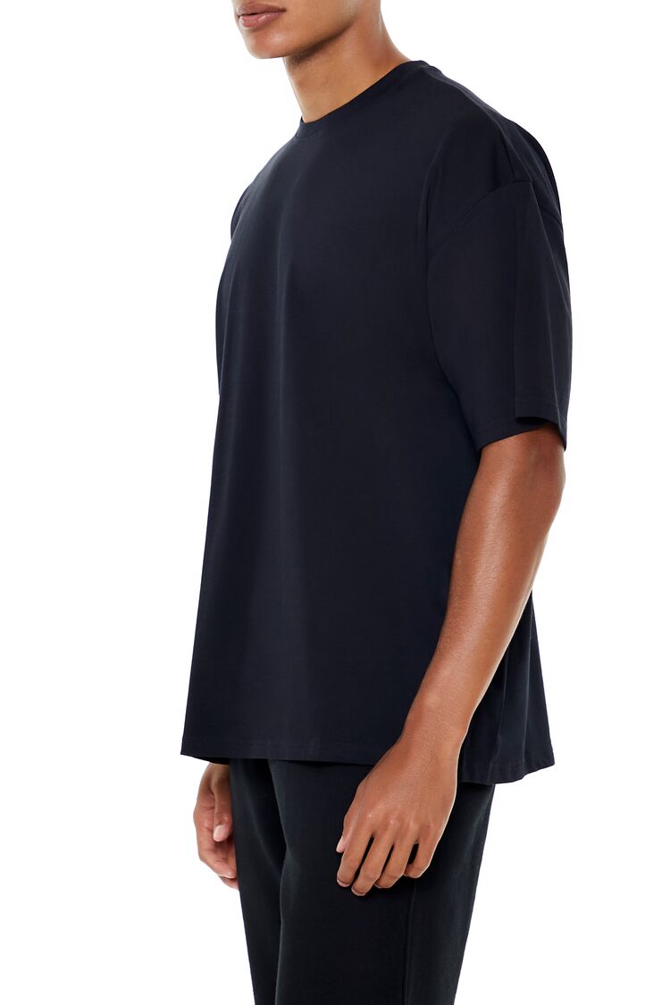 Oversized Cotton Crew Tee | Forever 21 Mens