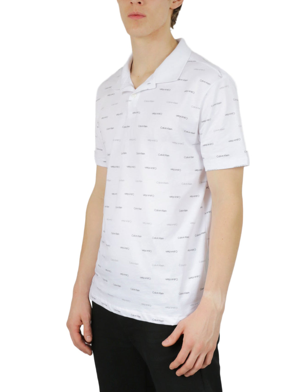 Short Sleeves Allover Print Polo | Forever 21 Mens