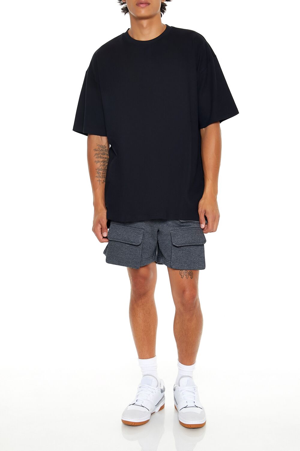Cotton Crew High-Low Hem Tee | Forever 21 Mens