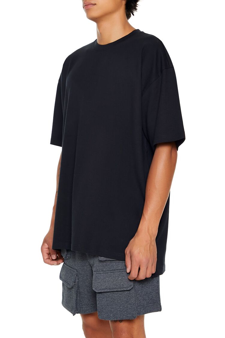Cotton Crew High-Low Hem Tee | Forever 21 Mens
