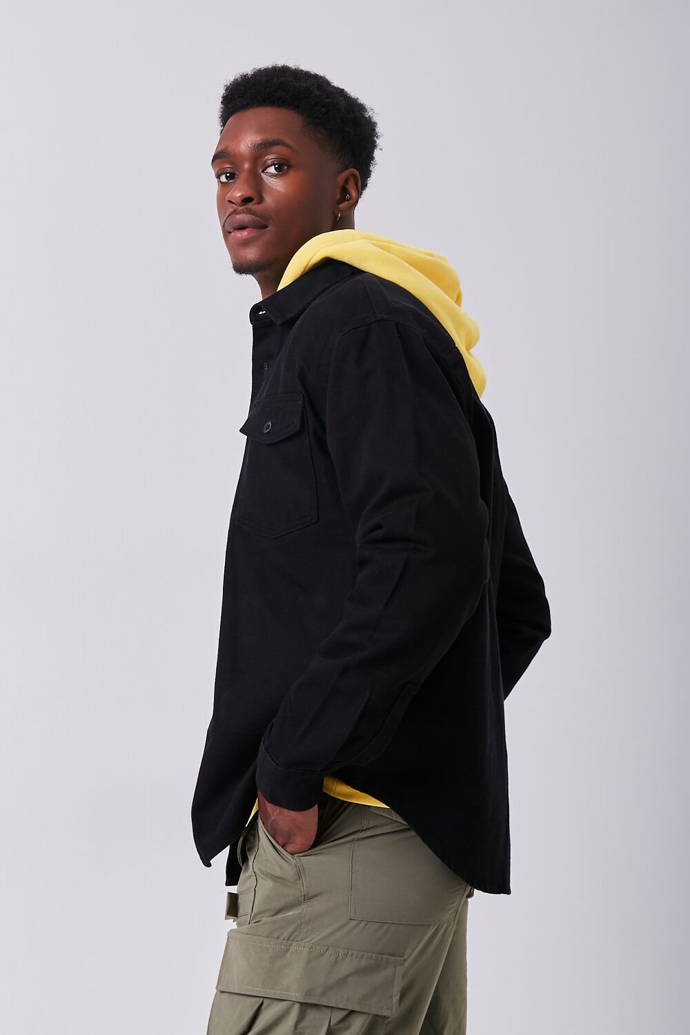 Long Sleeve Dual-Pocket Shirt | Forever 21 Mens