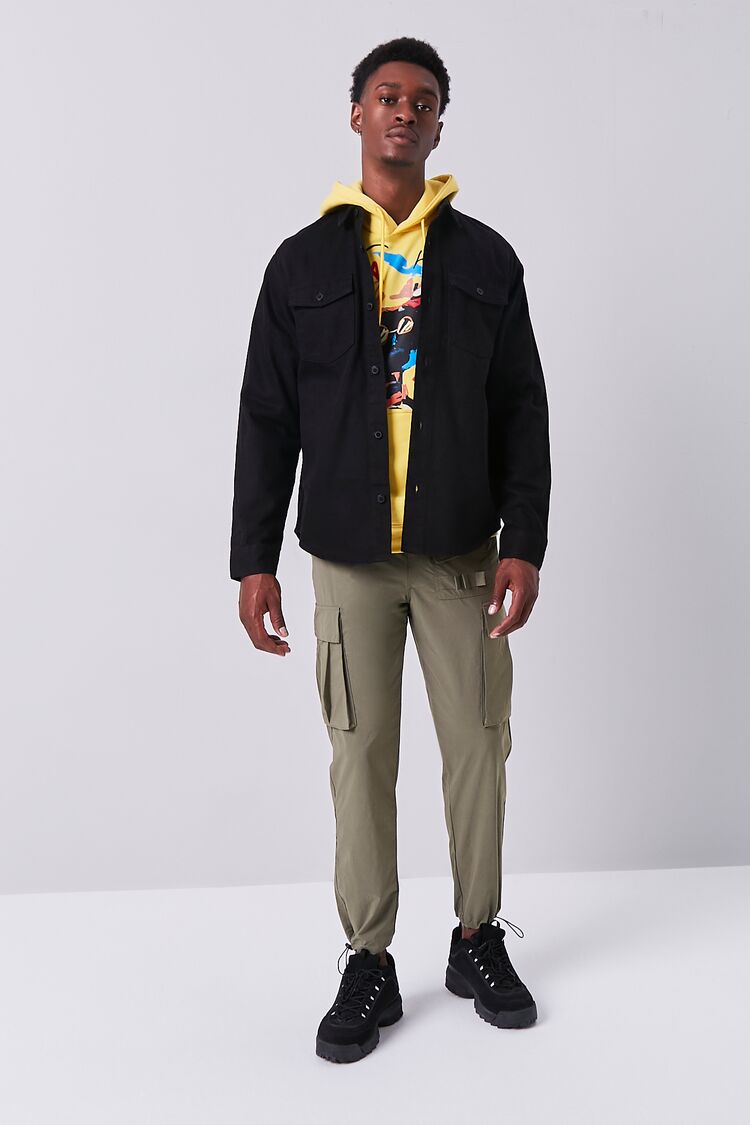 Long Sleeve Dual-Pocket Shirt | Forever 21 Mens