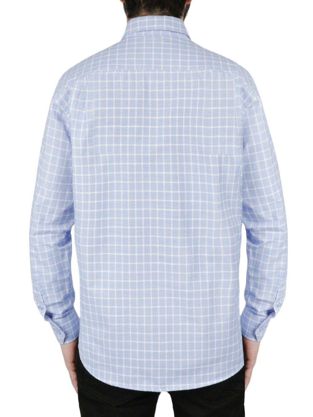 Mens's Regular Shirt Blue Check Design 2 | Forever 21 Mens