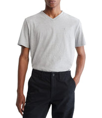 Short Sleeves Smooth Solid V-Neck Tee | Forever 21 Mens