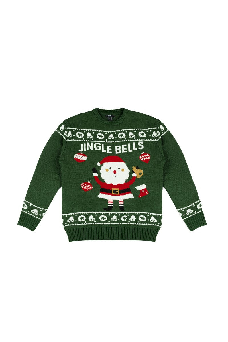 Jingle Bells Santa Sweater | Forever 21 Mens