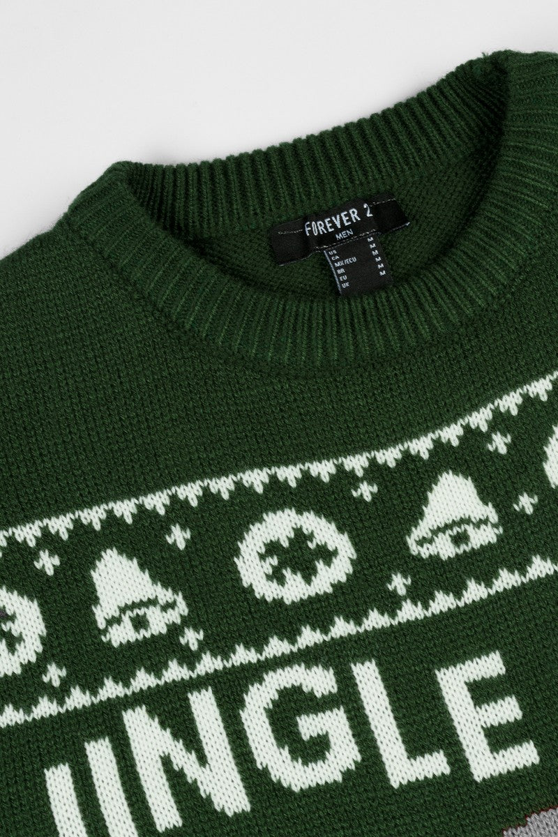 Jingle Bells Santa Sweater | Forever 21 Mens