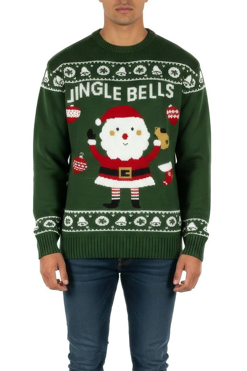 Jingle Bells Santa Sweater | Forever 21 Mens