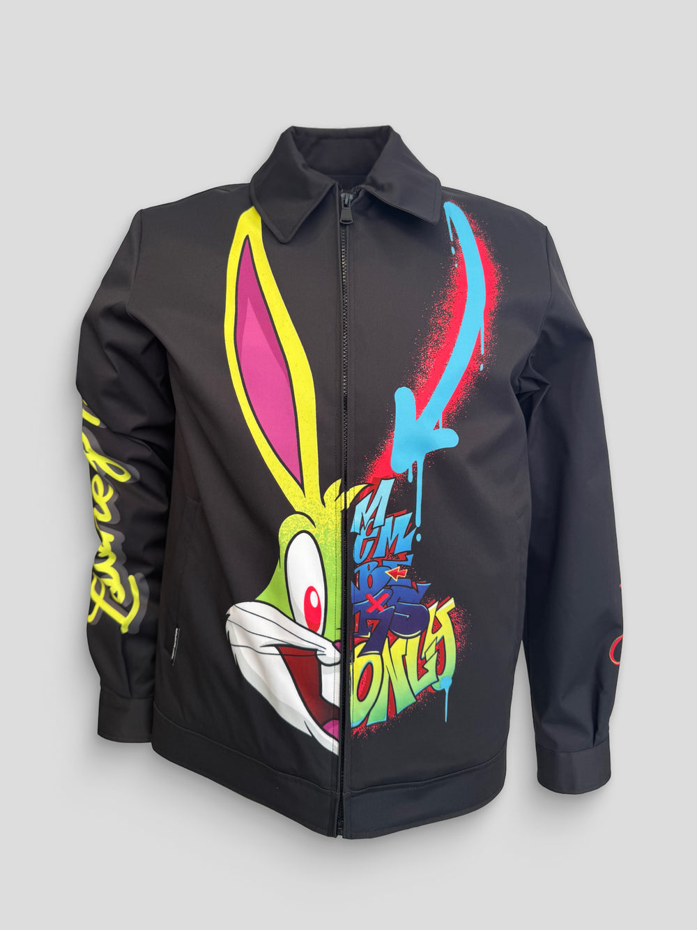 Looney Tunes Poly Mechanical Stretch Twill Jacket | Forever 21 Mens