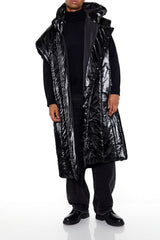 Hooded Longline Puffer Vest | Forever 21 Mens