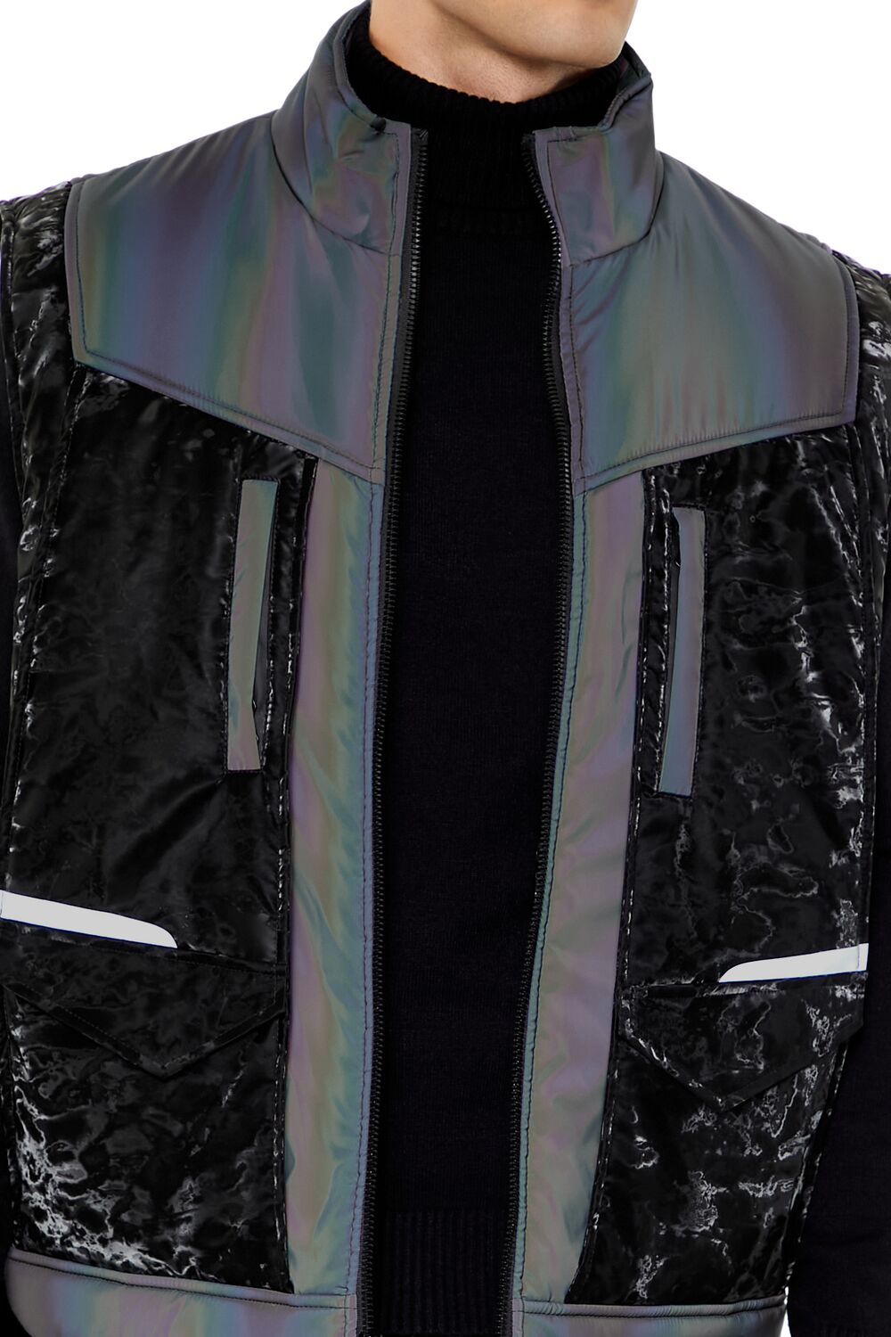 Active Waterproof Reflective Ski Vest | Forever 21 Mens