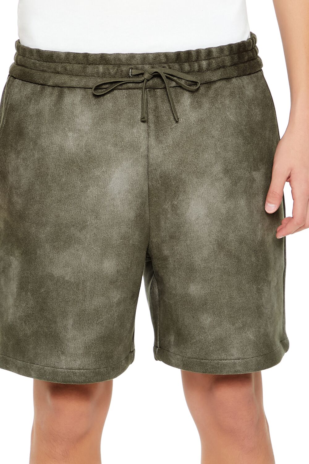 Oil Wash Faux Suede Shorts | Forever 21 Mens