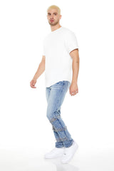 Grommet Cutout Slim-Fit Jeans | Forever 21 Mens