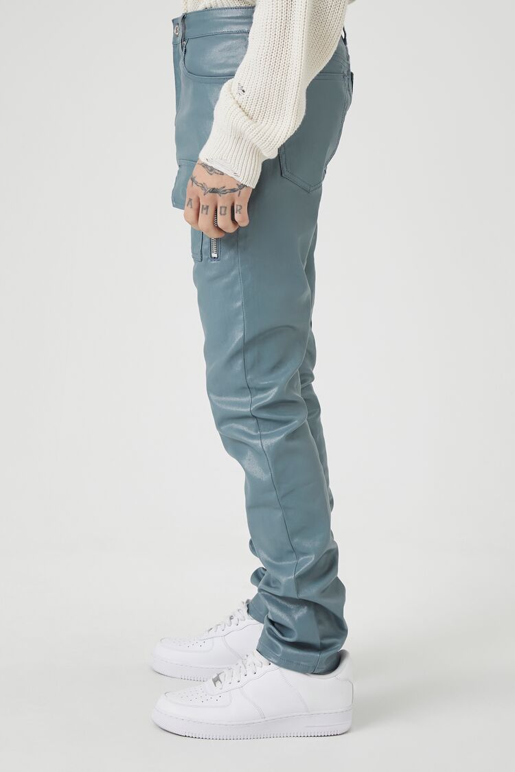 Mid-Rise Cargo Skinny Jeans | Forever 21 Mens