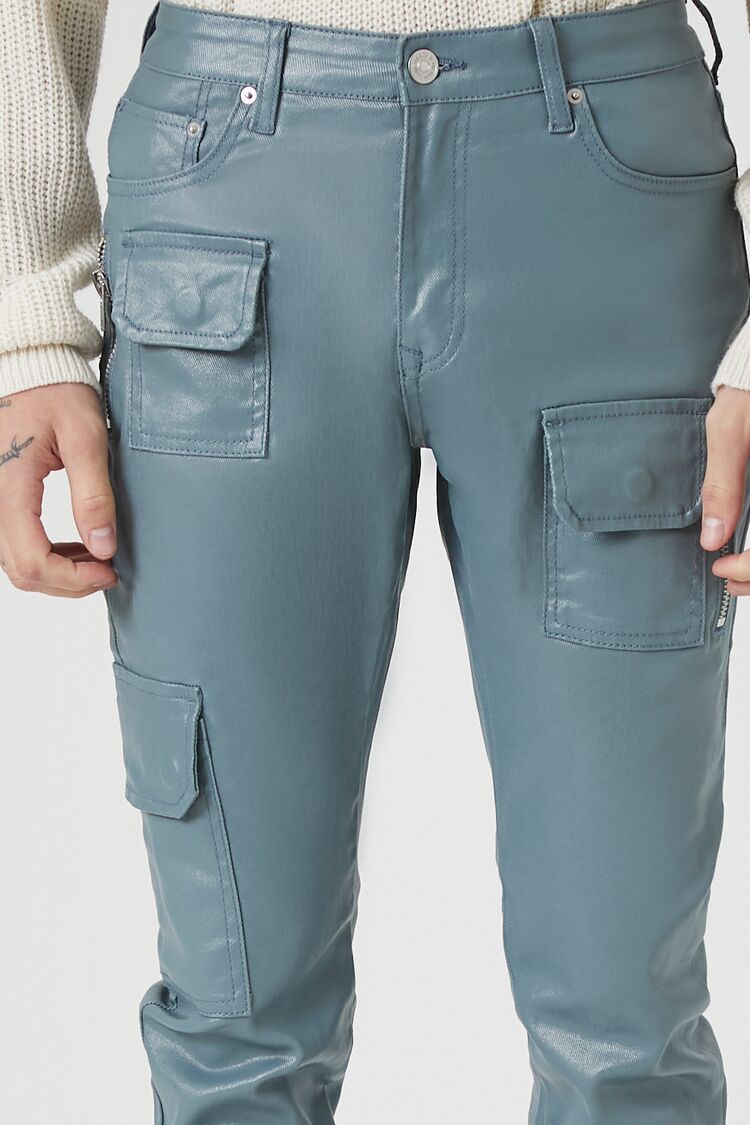 Mid-Rise Cargo Skinny Jeans | Forever 21 Mens