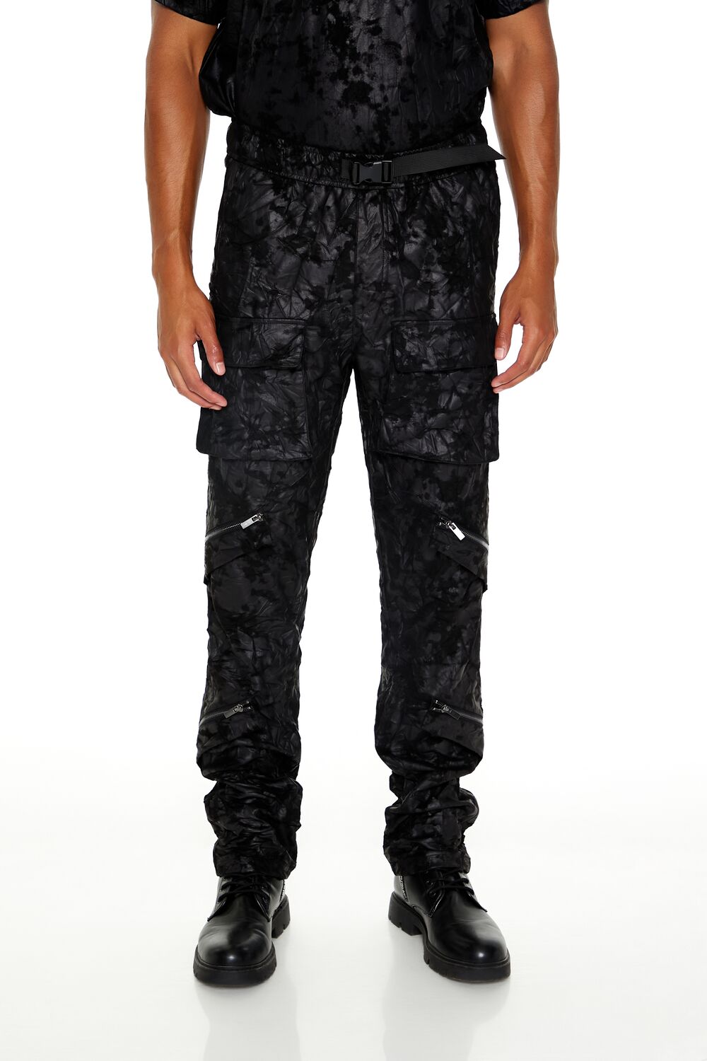 Textured Slim-Fit Mid-Rise Pants | Forever 21 Mens