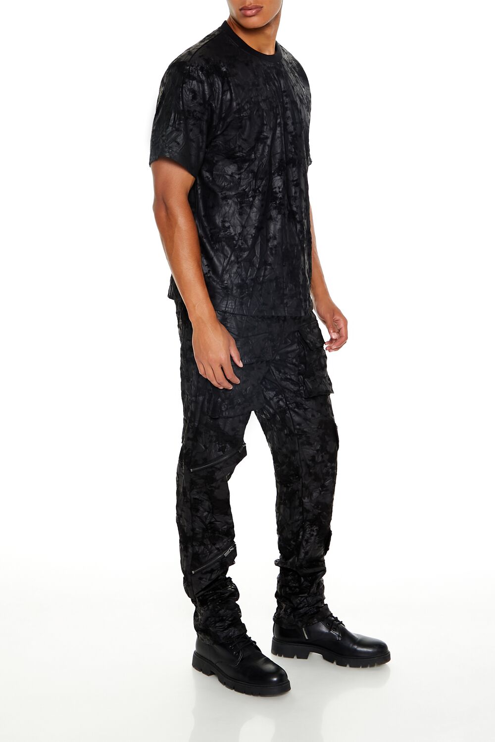 Textured Slim-Fit Mid-Rise Pants | Forever 21 Mens