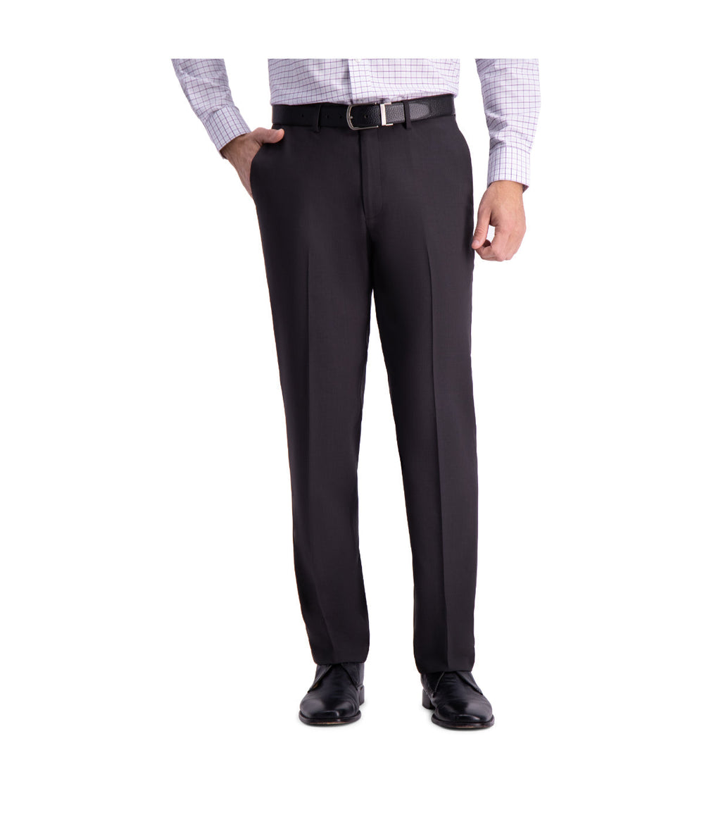 Haggar Mens's Premium Comfort Dress Pant-Straight Fit Charcoal | Forever 21 Mens