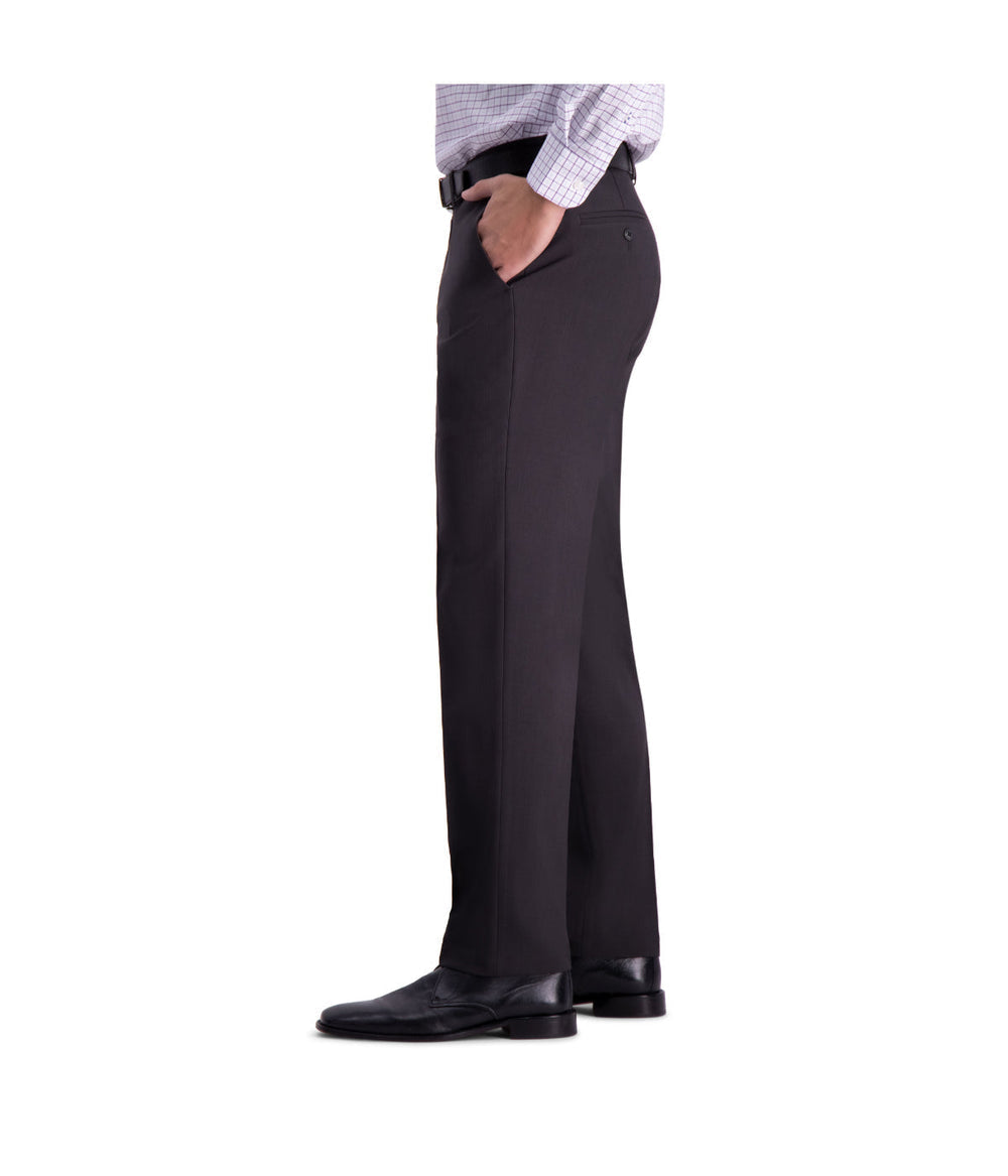 Haggar Mens's Premium Comfort Dress Pant-Straight Fit Charcoal | Forever 21 Mens