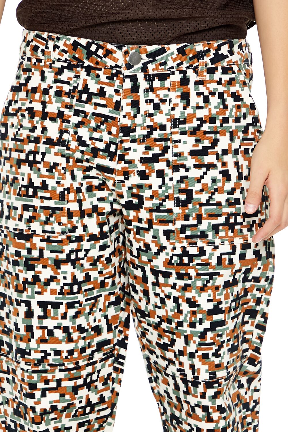 Geo Camo Slim-Fit Pants | Forever 21 Mens