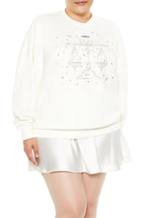 Plus Size Beaded Libra Pullover - Forever 21