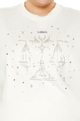 Plus Size Beaded Libra Pullover - Forever 21