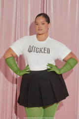 Plus Size Wicked Faux Gem Tee - Forever 21