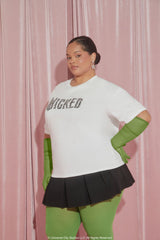 Plus Size Wicked Faux Gem Tee - Forever 21