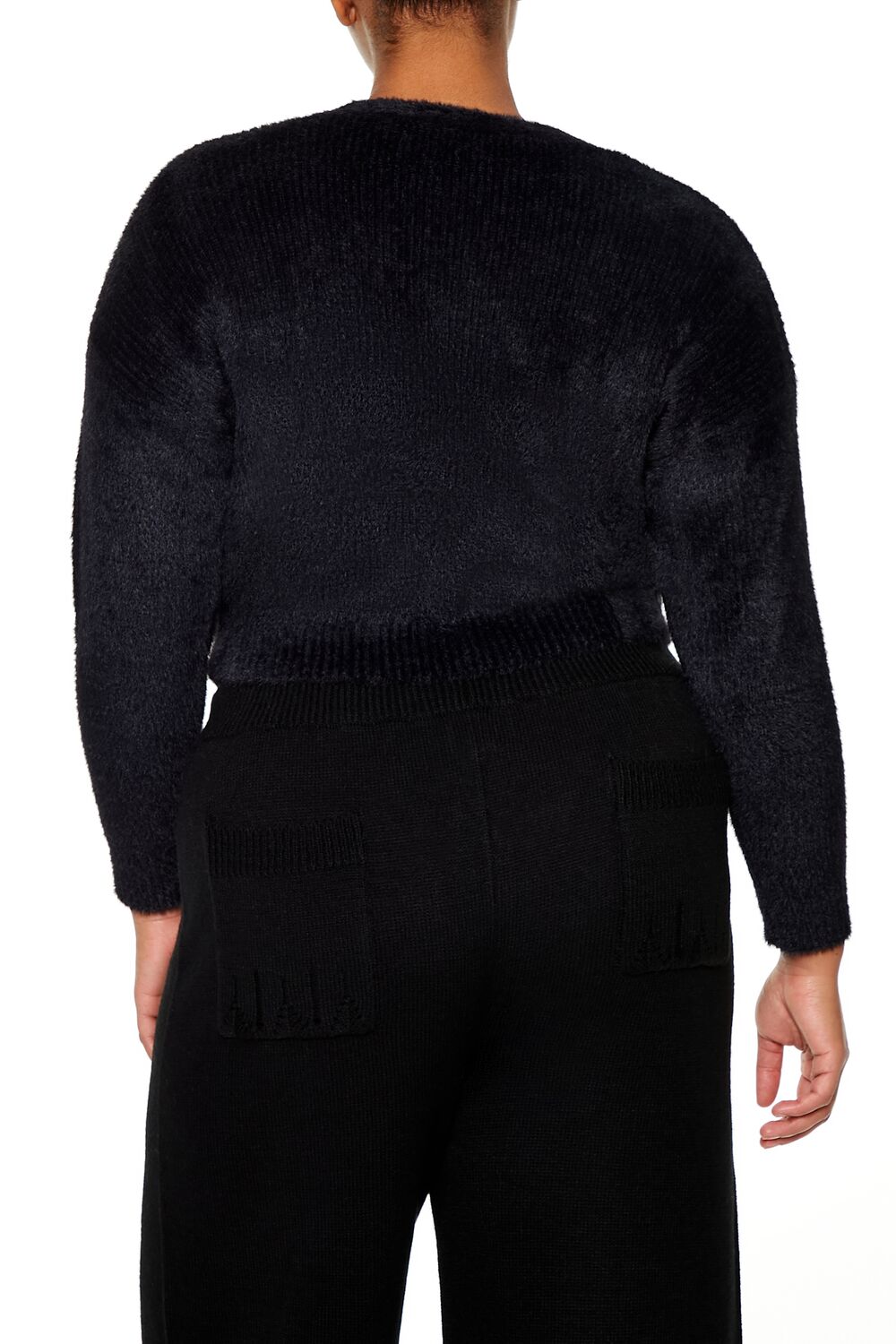 Plus Size Rib-Knit Cardigan Sweater - Forever 21