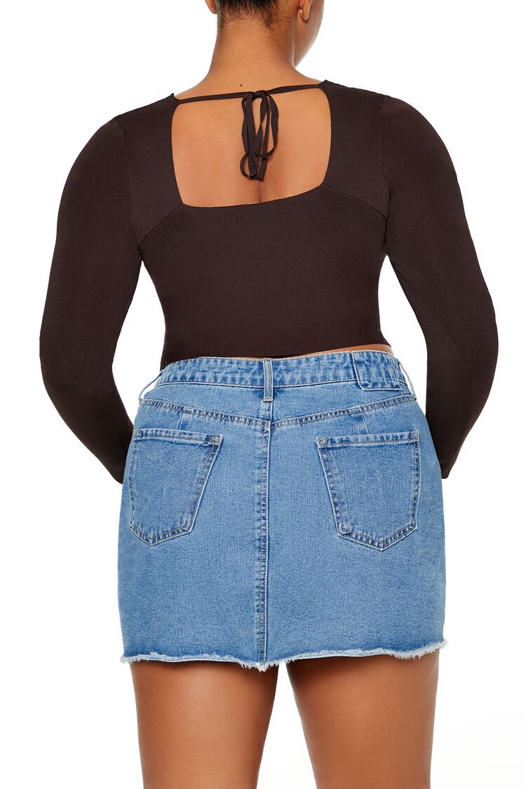 Plus Size Crossover Sweater - Forever 21