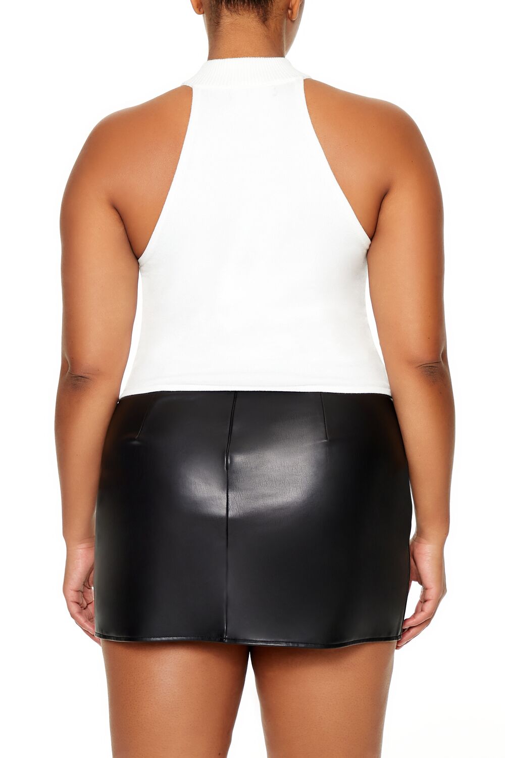 Plus Size Rhinestone-Trim Tank Top - Forever 21