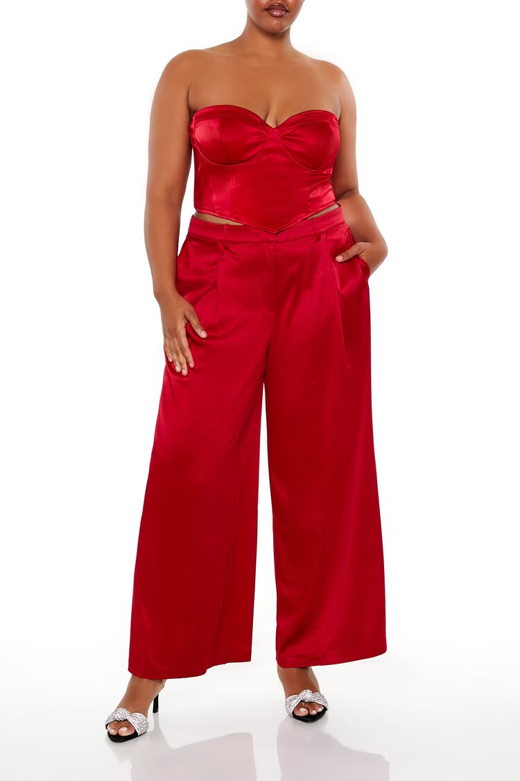 Plus Size Sweetheart Bustier Tube Top - Forever 21