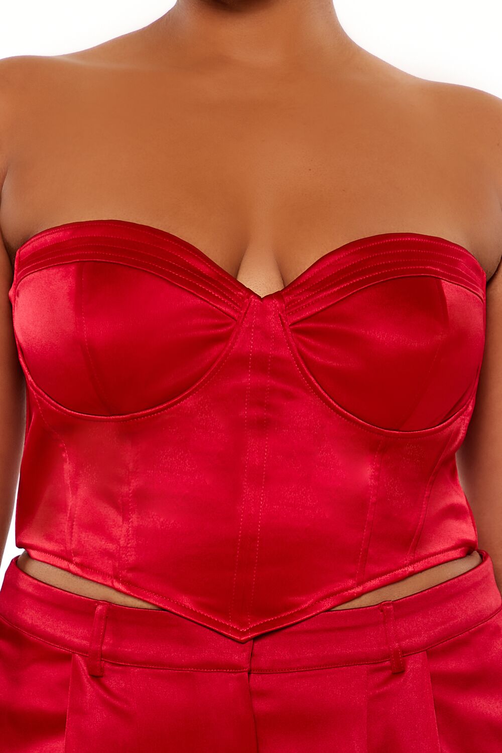 Plus Size Sweetheart Bustier Tube Top - Forever 21