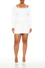 Plus Size Lace Cami & Sweater Combo Top - Forever 21