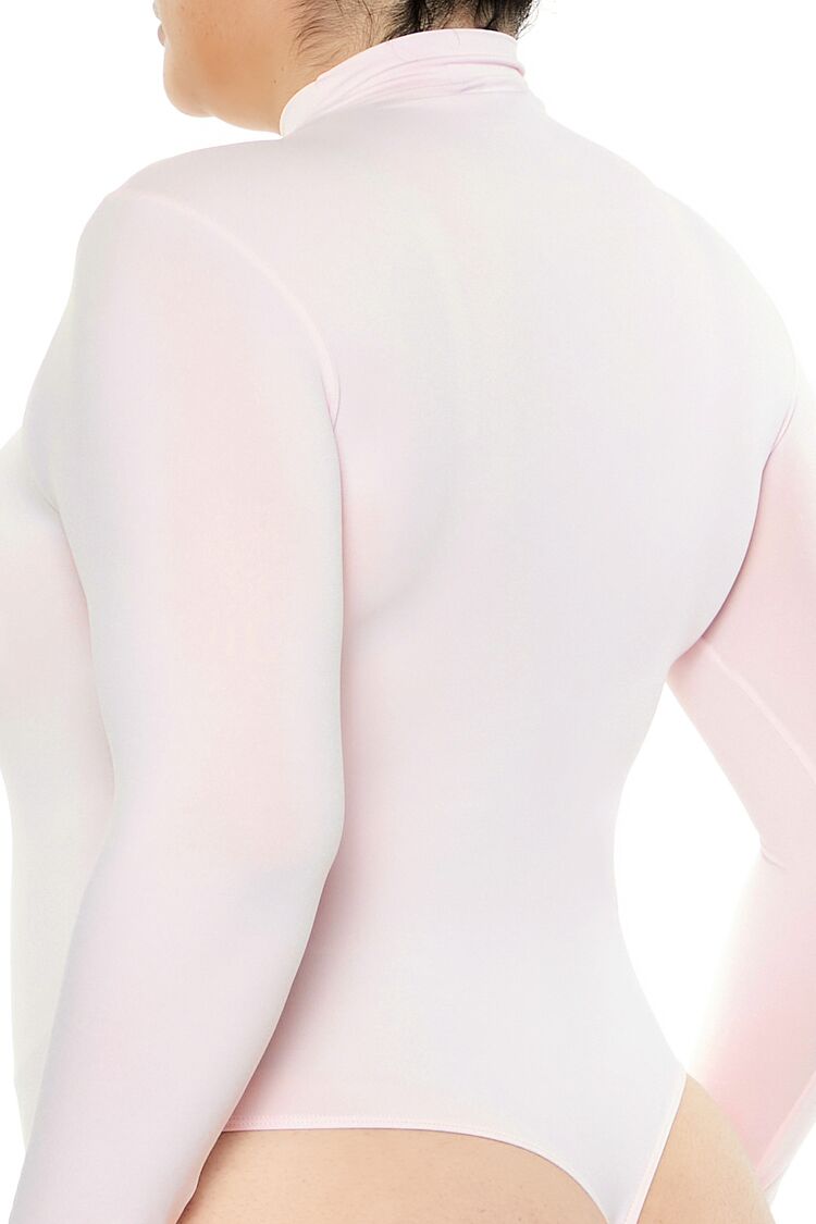 Plus Size Seamless Mock Neck Bodysuit - Forever 21