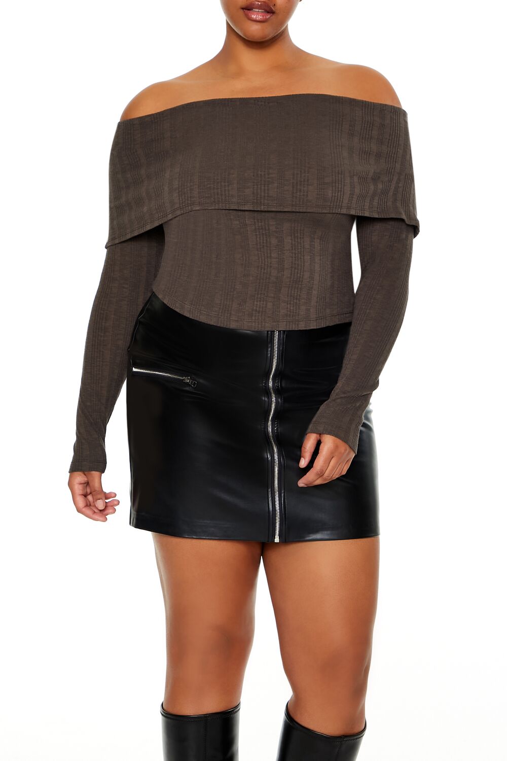 Plus Size Off-the-Shoulder Top - Forever 21