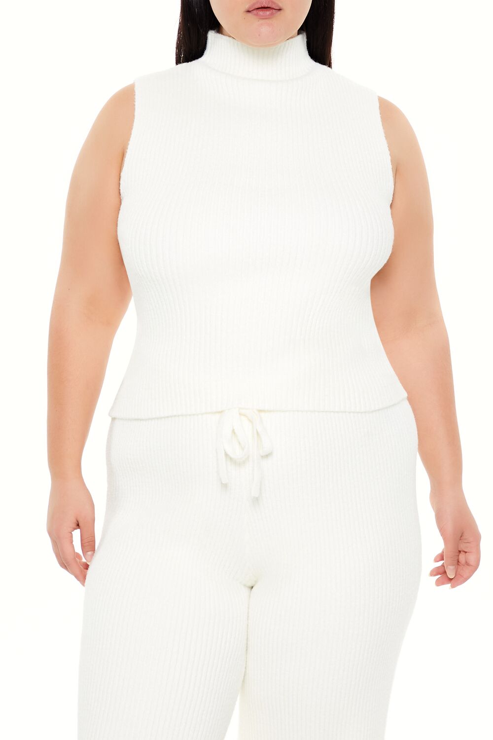Plus Size Sweater-Knit Turtleneck Crop Top - Forever 21