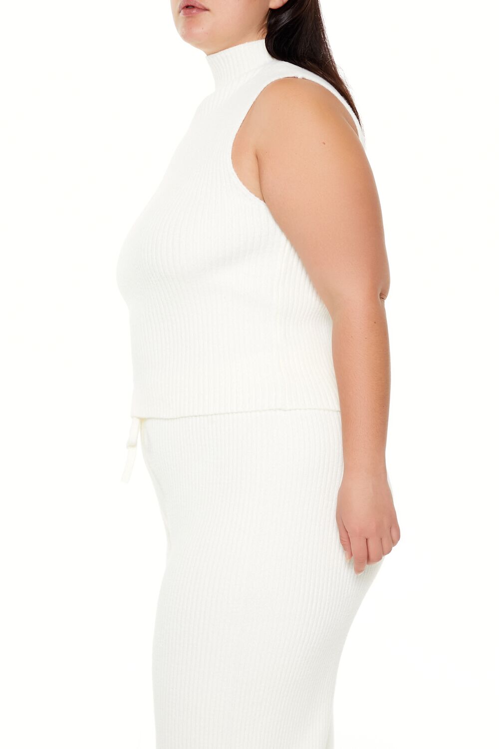 Plus Size Sweater-Knit Turtleneck Crop Top - Forever 21