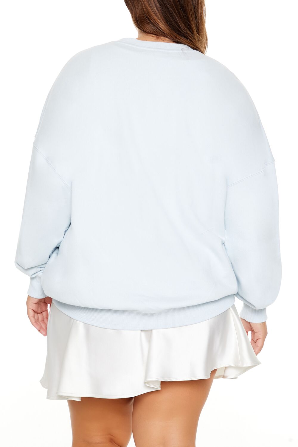 Plus Size Beaded Pisces Pullover - Forever 21