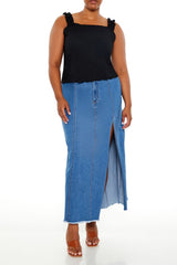 Plus Size Ruffle-Strap Tank Top - Forever 21
