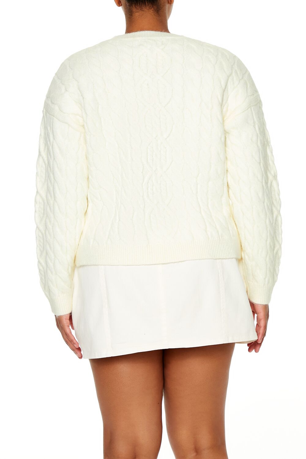 Plus Size Cable Knit Sweater - Forever 21