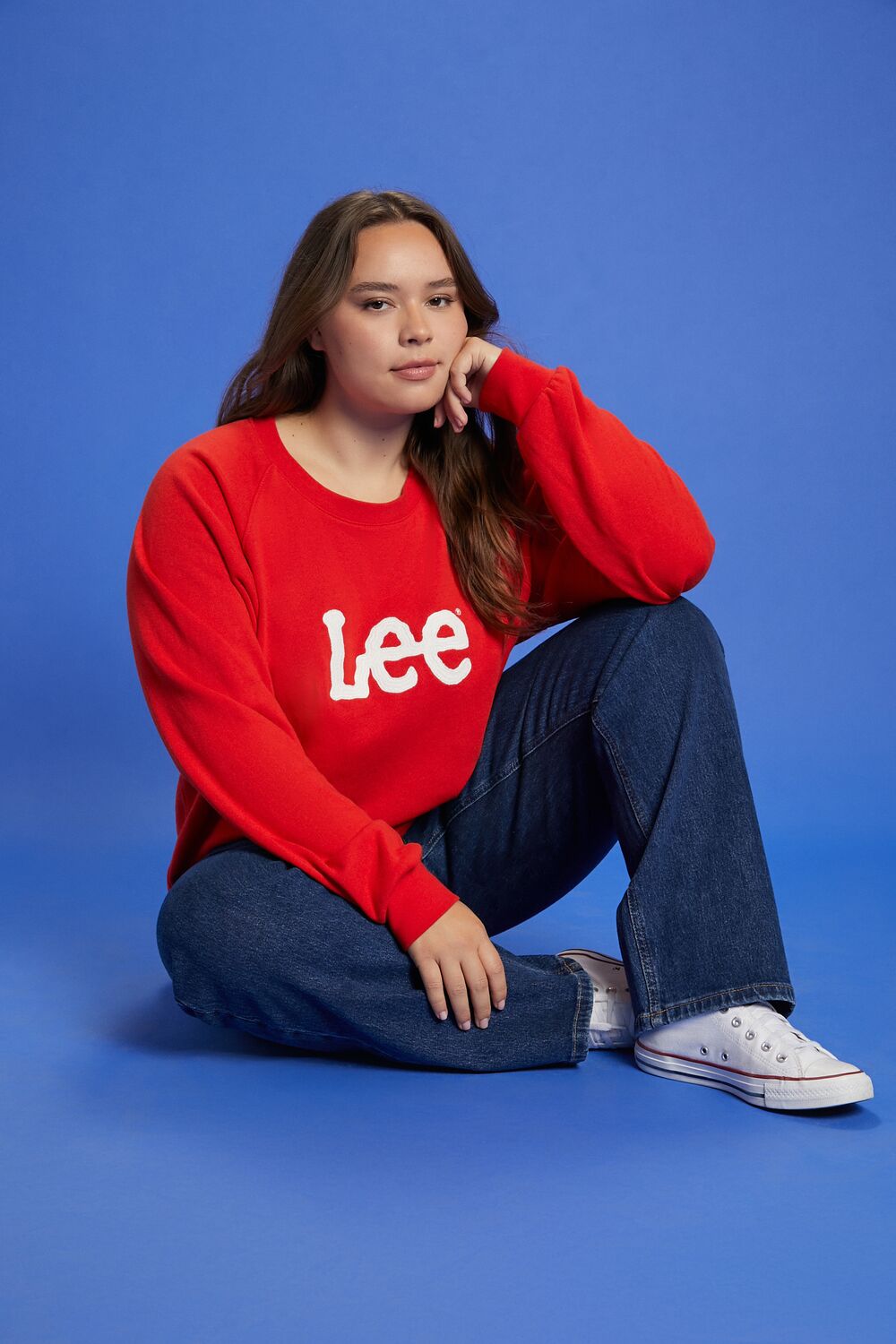 Plus Size Fleece Lee Graphic Pullover - Forever 21
