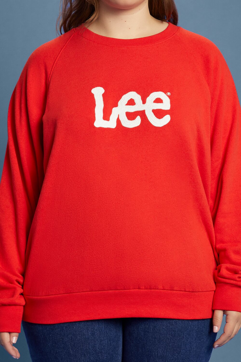 Plus Size Fleece Lee Graphic Pullover - Forever 21